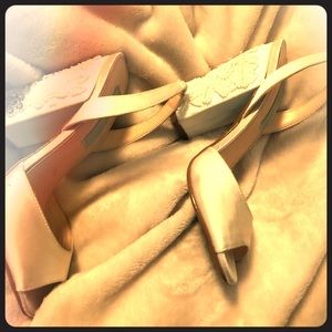 Bridal Betsey Johnson shoes 5 1/2